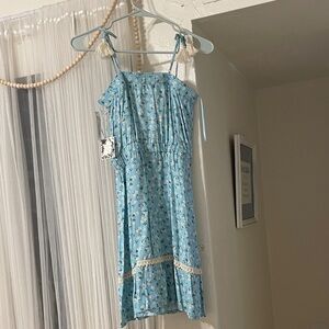 Chelsea & Violet Teal Floral Dress